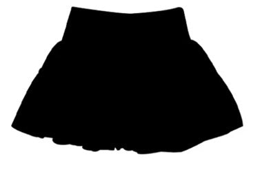 RTS- ADULT MESH SKORT (CHOOSE COLOR)