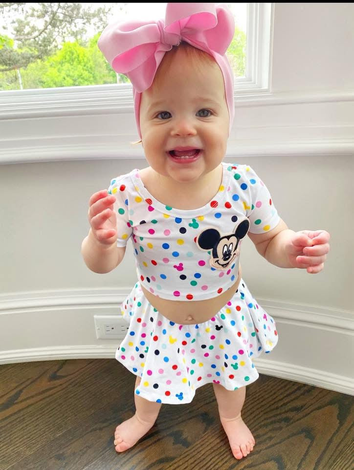 RTS- MOUSE DOTS - SKIRTED BLOOMER ONLY