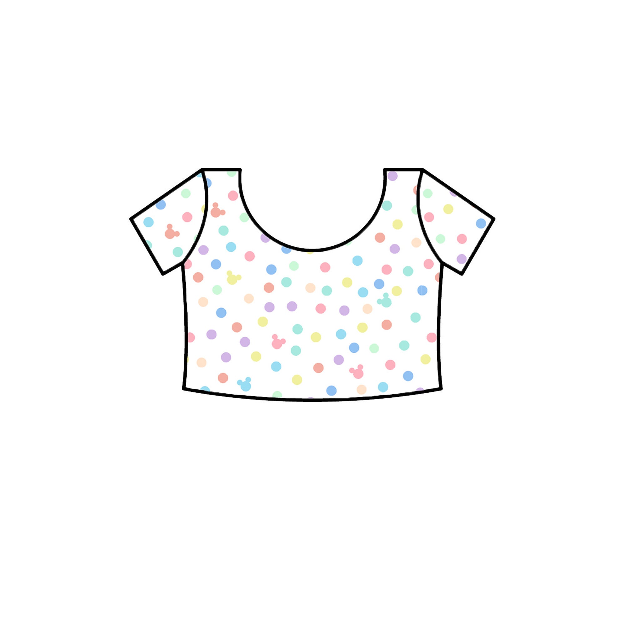 RTS- MOUSE DOTS - KIDS CROP