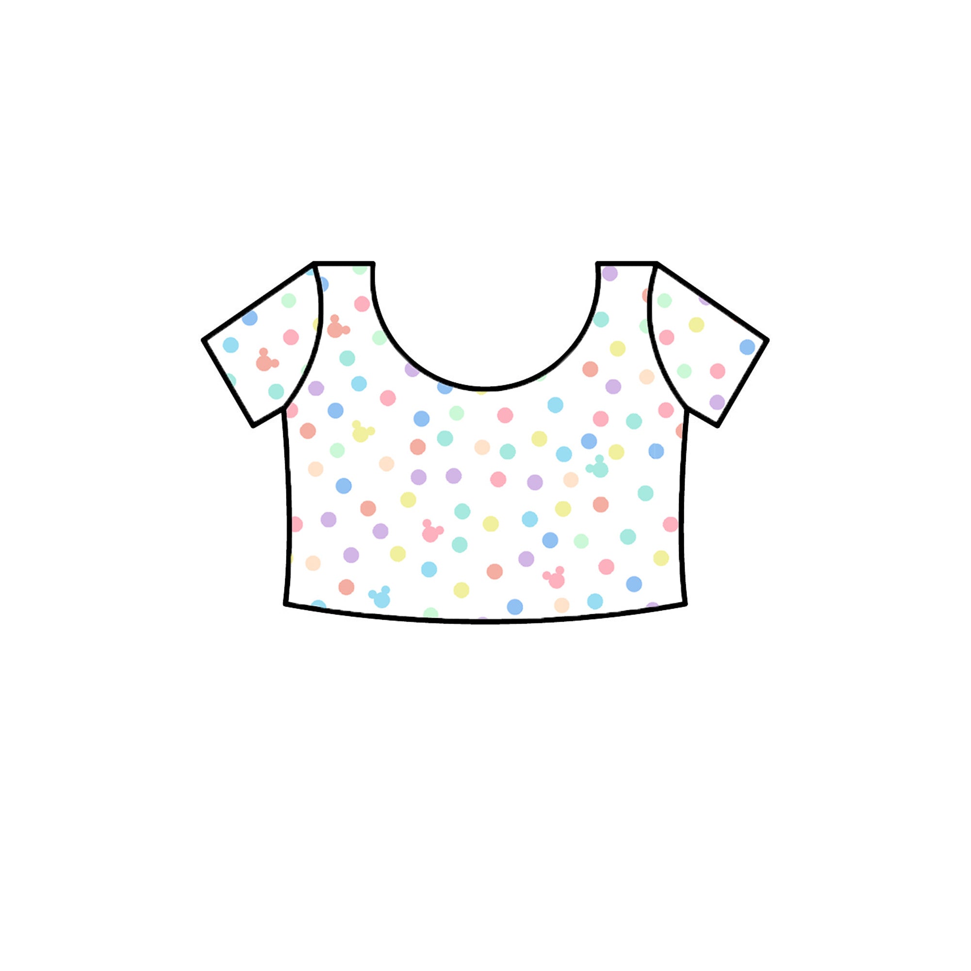 RTS- MOUSE DOTS - KIDS CROP